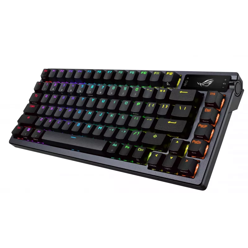 Belaidė mechaninė klaviatūra ASUS ROG Azoth Juoda — modelis 90MP0316-BKUA01, RGB apšvietimas