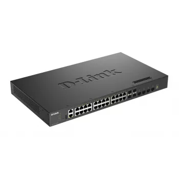 D-Link Layer 3 Stackable 10 Gigabit Managed Switches, valdomas, L3, Fast Ethernet (10/100), pilnas dvipusis ryšys, montuojamas ant stovo