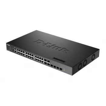 D-Link Layer 3 Stackable 10 Gigabit Managed Switches, valdomas, L3, Fast Ethernet (10/100), pilnas dvipusis ryšys, montuojamas ant stovo