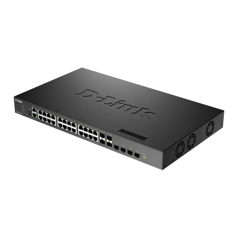 D-Link Layer 3 Stackable 10 Gigabit Managed Switches, valdomas, L3, Fast Ethernet (10/100), pilnas dvipusis ryšys, montuojamas ant stovo