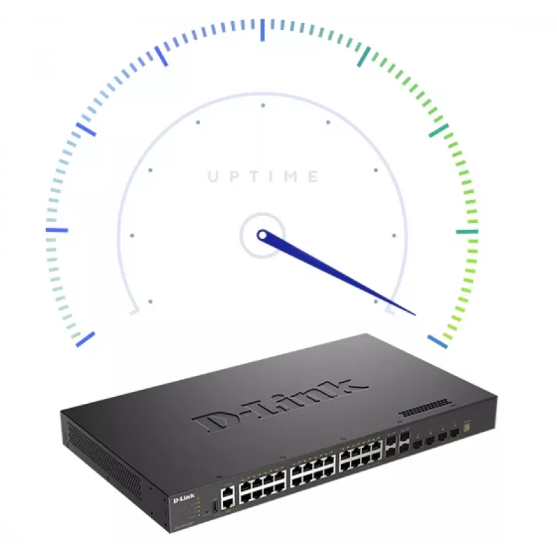 D-Link Layer 3 Stackable 10 Gigabit Managed Switches, valdomas, L3, Fast Ethernet (10/100), pilnas dvipusis ryšys, montuojamas ant stovo