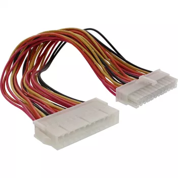 Molex PN InLine ATX pagrindinės plokštės kabelis 24‑kaiščių kištukas į lizdą, 0,30 m