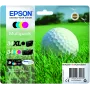 Epson Golf ball C13T34794010 rašalo kasetė 1 vnt. Originali Didelio (XL) našumo Juoda, Žalsvai mėlyna, Purpurinė, Geltona