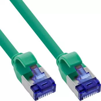 InLine 74914G tinklo kabelis, žalias, 1,5 m, Cat6a S/FTP (S-STP)