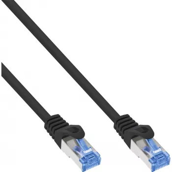 InLine 72603S tinklo kabelis juodas 3 m Cat6a S/FTP (S-STP)