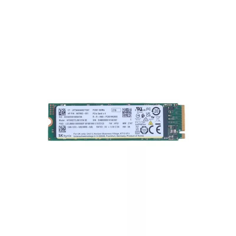 SSD diskas HP 2TB M.2 PCIe-4x4 B8BD7AA