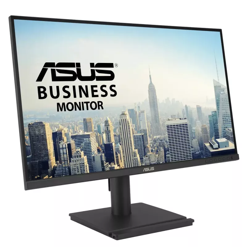 Monitorius ASUS BE27AQG 27 col. (68,6 cm) IPS Quad HD 2560x1440, 5 ms, USB 3.2 šakotuvas, įmontuoti garsiakalbiai, VESA, aukščio reguliavimas — juodas