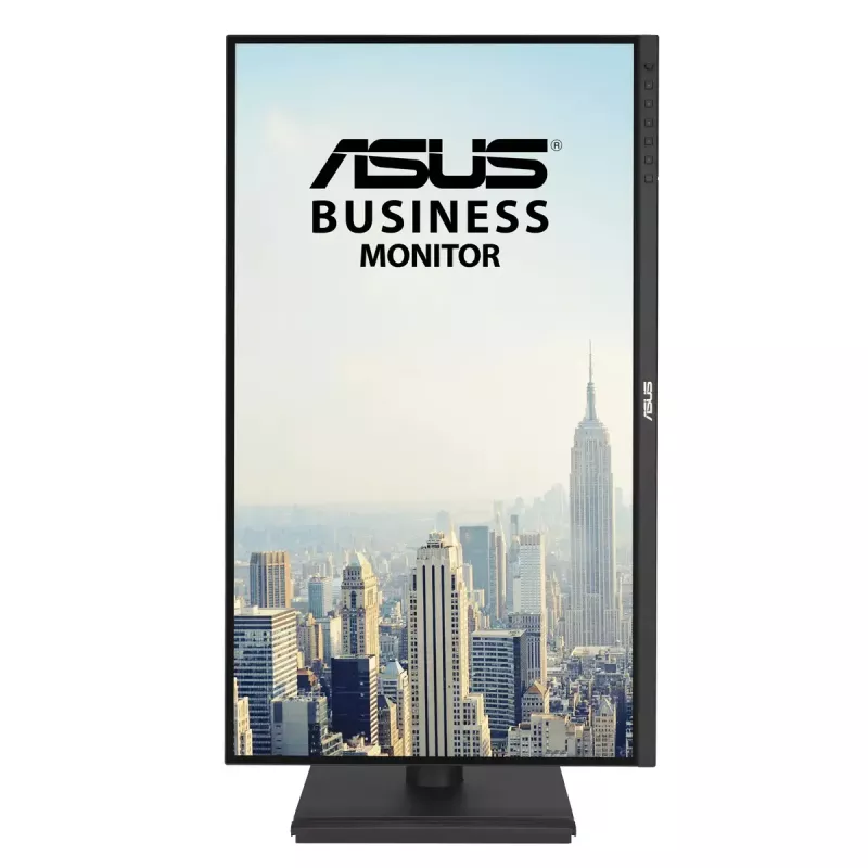 Monitorius ASUS BE27AQG 27 col. (68,6 cm) IPS Quad HD 2560x1440, 5 ms, USB 3.2 šakotuvas, įmontuoti garsiakalbiai, VESA, aukščio reguliavimas — juodas