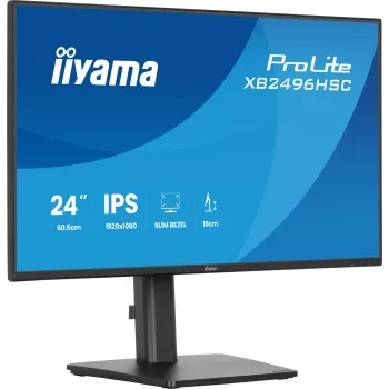 iiyama ProLite XB2496HSC-B1 kompiuterio monitorius 60,5 cm (23,8 col.) 1920 x 1080 pikselių Full HD LED juodas
