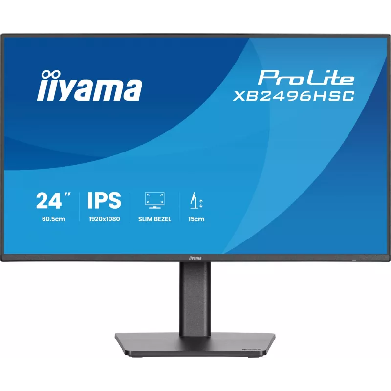 iiyama ProLite XB2496HSC-B1 kompiuterio monitorius 60,5 cm (23,8 col.) 1920 x 1080 pikselių Full HD LED juodas