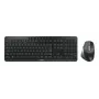 CHERRY Stream desktop ultimate klaviatūra Pridedama pelė Namai/Biuras USB + belaidis RF + Bluetooth QWERTZ vokiečių juoda
