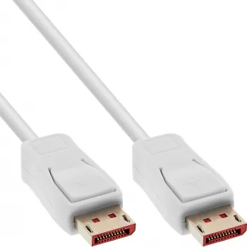 DisplayPort laidas InLine 17201W, DisplayPort–DisplayPort, 1 m, baltas