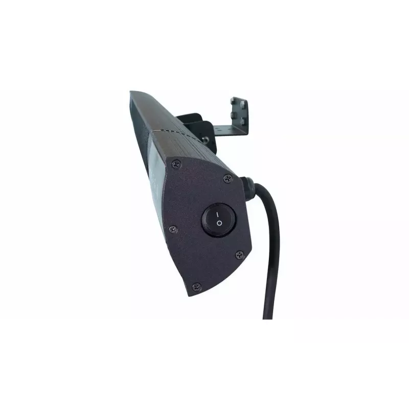 infraraudonųjų spindulių šildytuvas SUNRED RD-DARK-20, 2000 W, montuojamas ant sienos, IP55, juodas