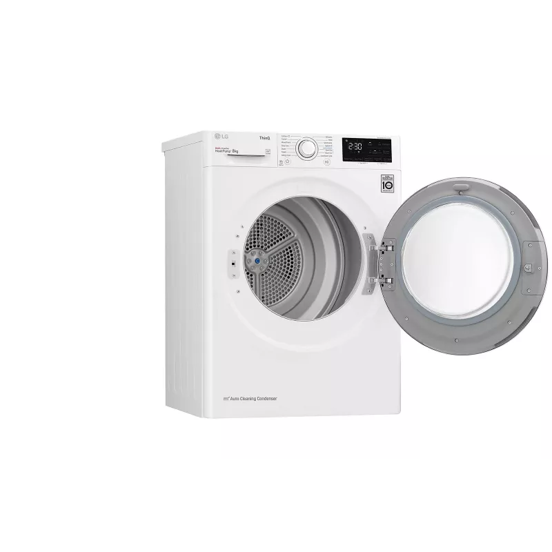 LG RH80V3AV6N skalbinių džiovyklė Laisvai pastatoma Pakraunama iš priekio 8 kg Balta