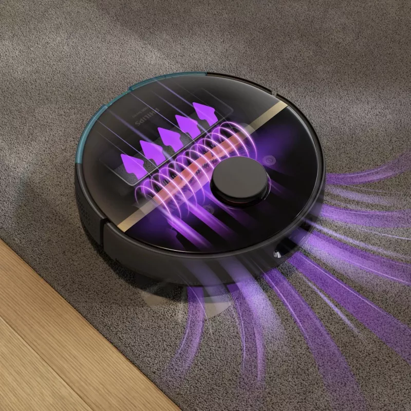 Philips 7000 serijos XU7000/01 dulkių siurblys robotas 0.26 L auksinis