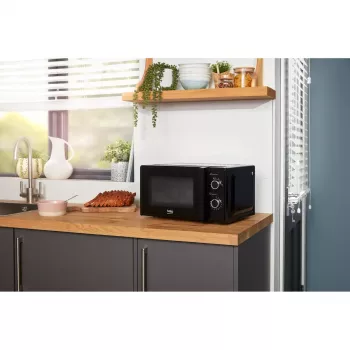 Beko MOC20100BFB juoda solo mikrobangų krosnelė, pastatoma ant stalviršio, 20 l, 700 W