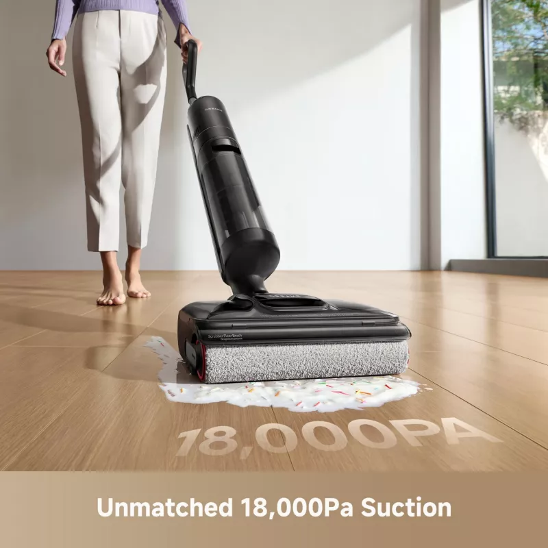 Dreame H12 Pro FlexReach, 2-in-1 stick vacuum, Be maišelio, Juoda, 0,78 L, 0,7 L, Stačiakampis