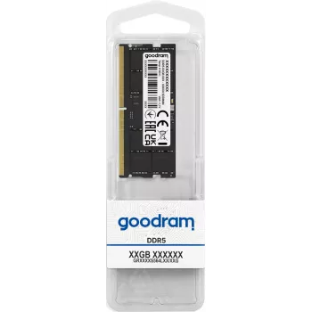 Goodram GR4800S564L40S/16G atminties modulis 16 GB 1 x 16 GB DDR5 262 kontaktų SO-DIMM