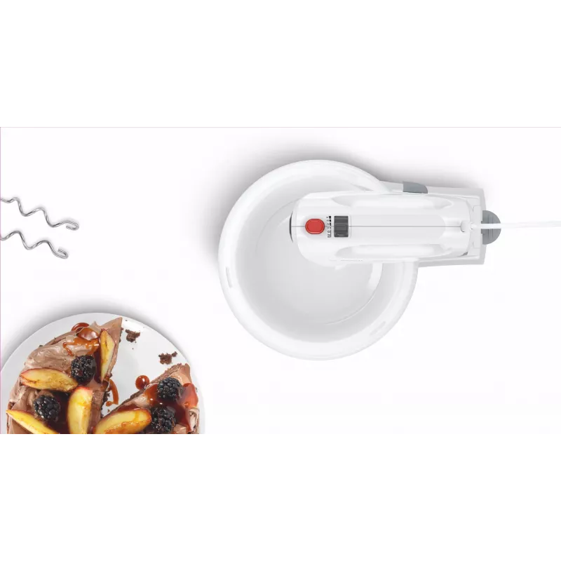 Bosch MFQ2600G rankinis plaktuvas su stovu ir dubeniu 375 W baltas