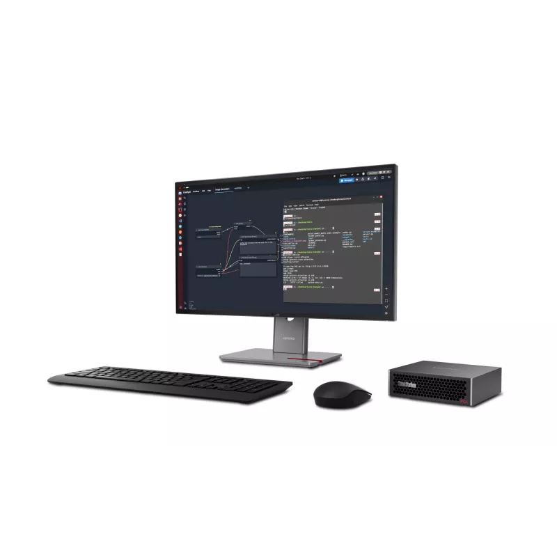 Lenovo ThinkStation PGX GB10 128 GB LPDDR5x-SDRAM 4 TB SSD DGX OS Mini bokštas Mini PC juoda
