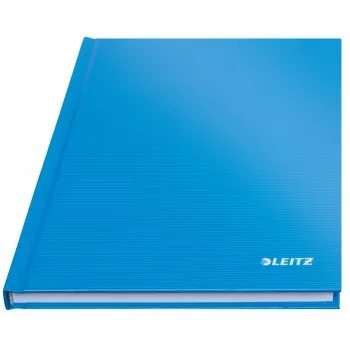 Leitz Notebook Solid Hardcover A5 Squared 90 gram 80 lapų, Vienspalvis, Mėlynas, A5, 80 lapų, Blizgus, 80 g/m²