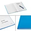 Leitz Notebook Solid Hardcover A5 Squared 90 gram 80 lapų, Vienspalvis, Mėlynas, A5, 80 lapų, Blizgus, 80 g/m²