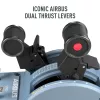 Thrustmaster TCA Quadrant Airbus Edition Juoda, Blue Flight Sim PC