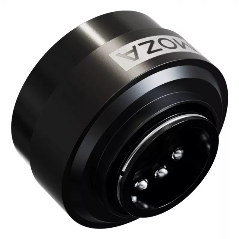 Greito atjungimo adapteris lenktynių vairo bazei USA Gear RS07 — juodas, 1 vnt.