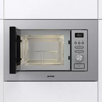 Gorenje BMI201AG1X nerūdijantis plienas Kombinuota mikrobangų krosnelė Įmontuojama 20 L 800 W