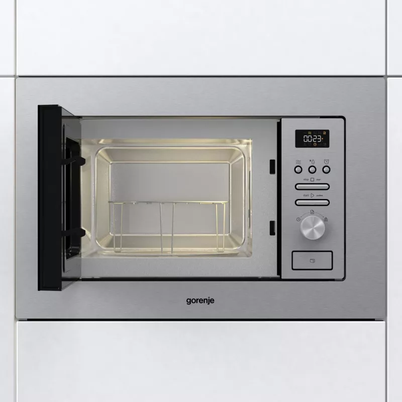 Gorenje BMI201AG1X nerūdijantis plienas Kombinuota mikrobangų krosnelė Įmontuojama 20 L 800 W