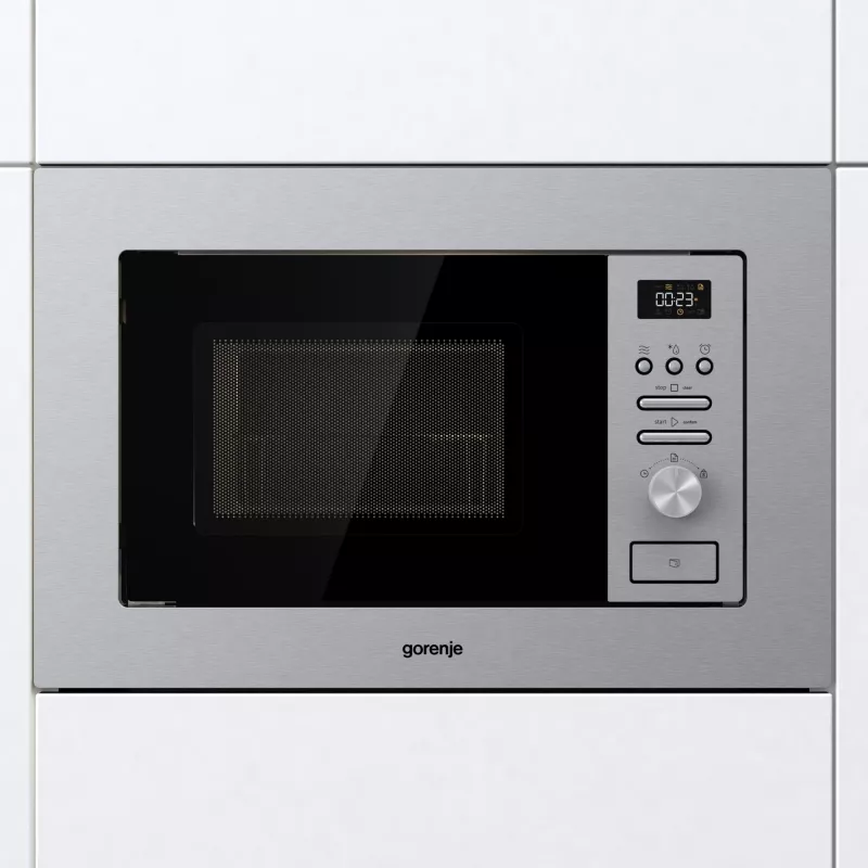 Gorenje BMI201AG1X nerūdijantis plienas Kombinuota mikrobangų krosnelė Įmontuojama 20 L 800 W