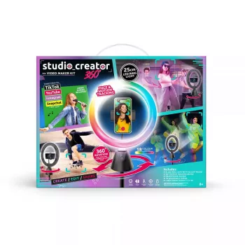 Sukamasis studijos rinkinys Canal Toys INF028CL 360 laipsnių — vaikų kūrybos rinkinys su besisukančia platforma