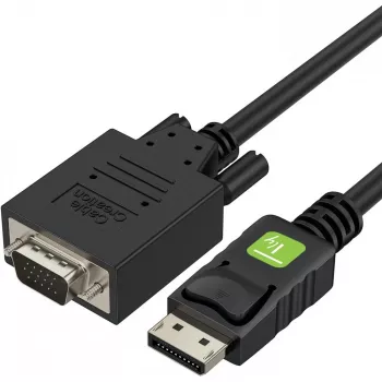 Techly Monitoriaus DisplayPort į VGA laidas 1,8 m ICOC DSP-V-018