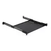 Rack shelf Lanview LVR1U-SLIDE-600MM-BL — 1U stumdoma 600 mm juoda
