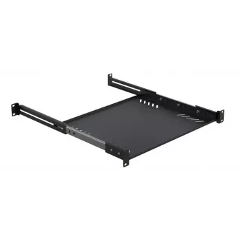 Rack shelf Lanview LVR1U-SLIDE-600MM-BL — 1U stumdoma 600 mm juoda