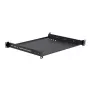 Rack shelf Lanview LVR1U-SLIDE-600MM-BL — 1U stumdoma 600 mm juoda
