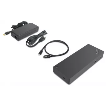 Lenovo 40AN0135IT nešiojamojo kompiuterio dokas / prievadų replikatorius Laidinis Thunderbolt 2 Juoda, Raudona