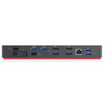 Lenovo 40AN0135SA nešiojamojo kompiuterio dokas / prievado replikatorius Laidinis Thunderbolt 3 Juoda