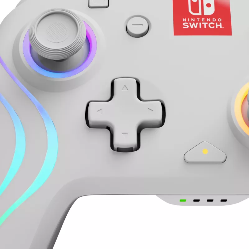 PDP Afterglow Wave White USB Gamepad Analogue / Digital Nintendo Switch, Nintendo Switch Lite, Nintendo Switch OLED