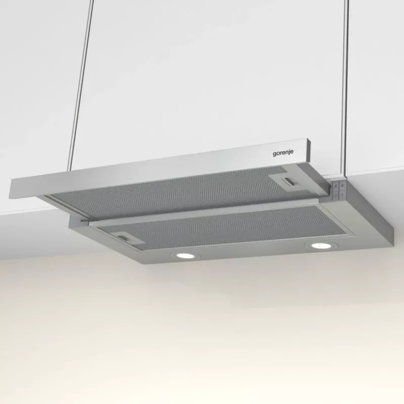 Gorenje TH62E4X Pusiau įmontuojamas (ištraukiamas) Nerūsijantis plienas 450 m³/h