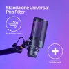 Žaidimų ausinės HyperX Shield modelis 0196786627651 su RGB apšvietimu ir patvariu dizainu
