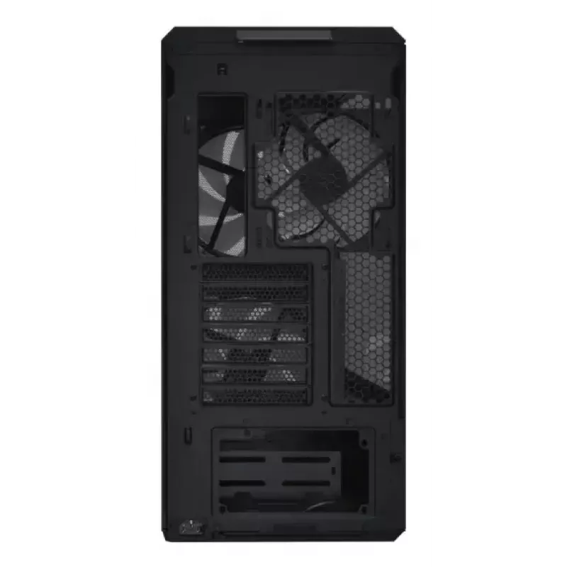 PC korpusas Lian Li Lancool 217 INF Midi Tower — juodas, palaiko EATX/ATX/Micro‑ATX/Mini‑ITX, 2x120 mm priekyje, 1x140 mm gale, 1×3,5 colio + 8×2,5 colio, grūdintas stiklas