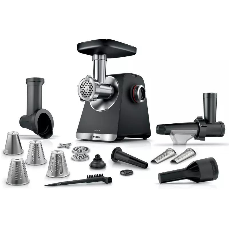 Bosch Serie 6 mėsmalė 2100 W juoda, sidabrinė