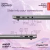 Nešiojamasis kompiuteris Lenovo IdeaPad plonas 5 — Ryzen 5 7535HS, 14 colių WUXGA OLED (1920×1200) 400 nitų, 16 GB RAM, 512 GB SSD, Radeon 660M, microSD, Windows 11 Home