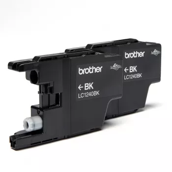 Brother LC1240BKBP2DR rašalo kasetė 1 vnt. Originali Juoda