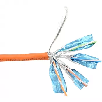 “InLine” tvirtas instaliacinis kabelis 250 MHz S/STP Cat.6 CU AWG23 be halogenų 100 m