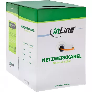 InLine Solid Installation kabelis 250MHz S/STP Cat.6 CU AWG23 halogen free 50m