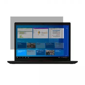 Berėmis nešiojamojo kompiuterio privatumo filtras Lenovo 4XJ1U03945, skirtas 33,8 cm (13,3 colio) 16:10, 85% šviesos pralaidumas, 30° žiūrėjimo kampas