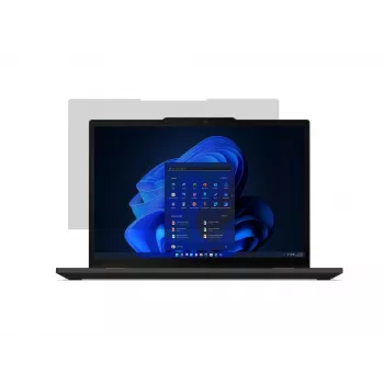 Berėmis nešiojamojo kompiuterio ekrano privatumo filtras Lenovo 4XJ1U03941, skirtas 33,8 cm (13,3 col.) 16:10, 85 % šviesos pralaidumas, 30° žiūrėjimo kampo ribojimas