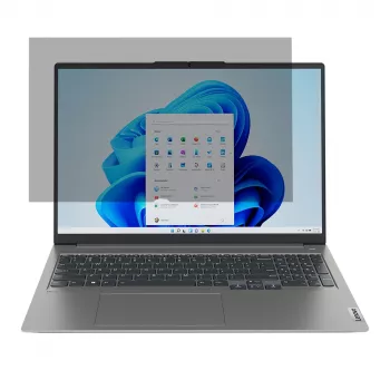 Berėmis nešiojamojo kompiuterio privatumo filtras Lenovo 4XJ1U03940 40,6 cm (16 colių) 16:10 ekranui, 85% šviesos pralaidumas, 30° matymo kampas